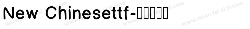 New Chinesettf字体转换
